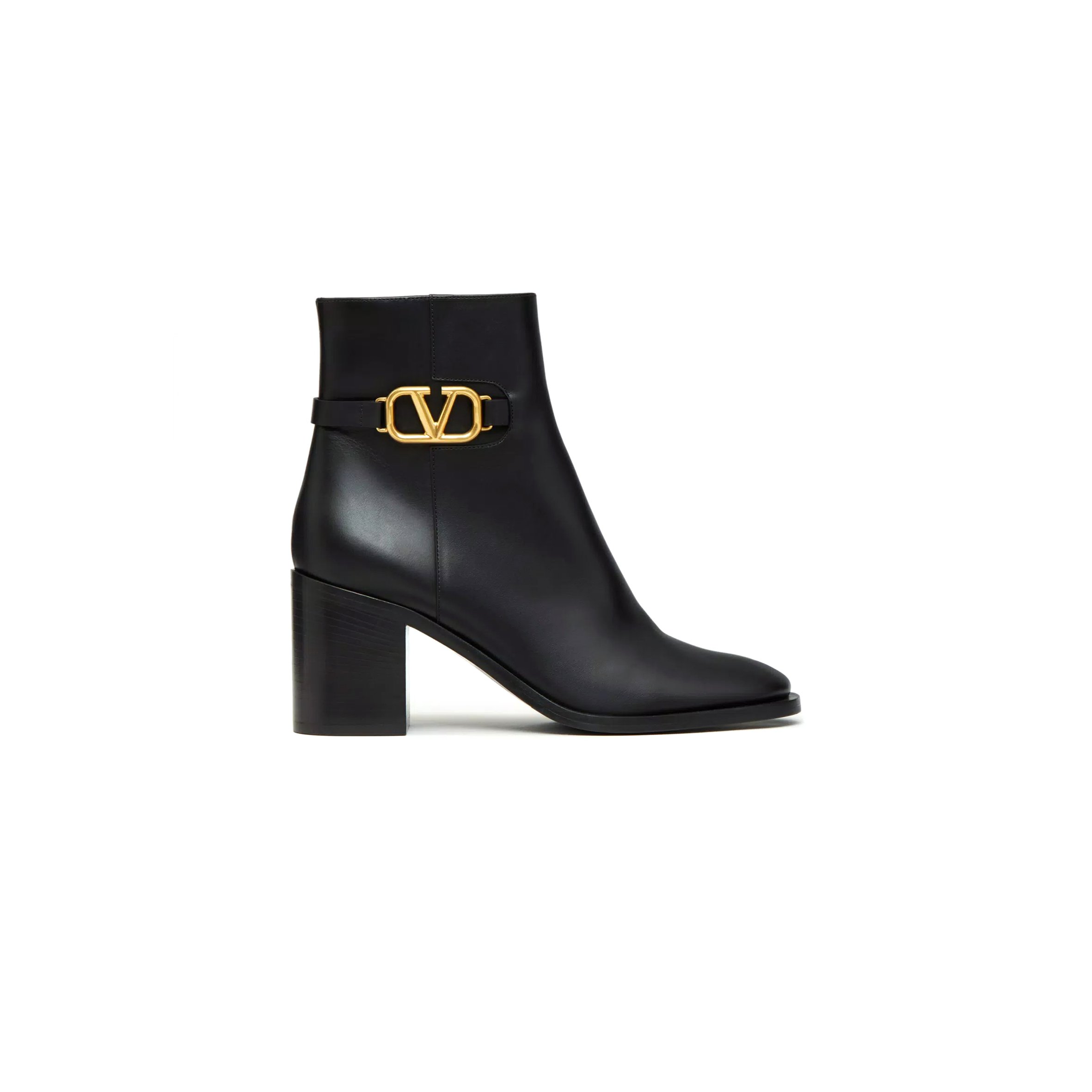 VALENTINO VLOGO SIGNATURE CALFSKIN ANKLE BOOT 75MM 5W2S0CK1DSH_0NO VALENTINO VLOGO SIGNATURE CALFSKIN ANKLE BOOT 75MM 5W2S0CK1DSH_0NO